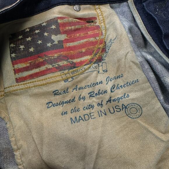 Robin's Jean Style D5696 Long Flap Gold Coated Crystal Embellished Size 40x31 - Picture 11 of 14